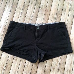 Black American Eagle Stretch Shorts size 12